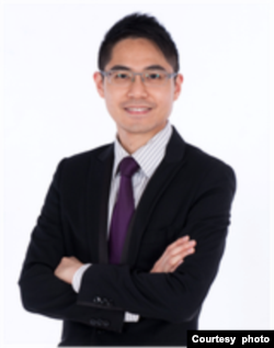 香港的华盛证券分析师聂振邦(照片提供:聂振邦)