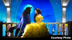 A scene from Disney's "The Beauty and the Beast" Broadway show in India. 
