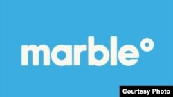Le logo de la start-up américaine Marble basée à San Francisco. 