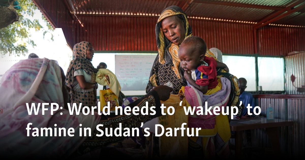 WFP: World needs to ‘wakeup’ to famine in Sudan’s Darfur