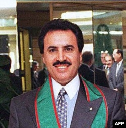 Former Qatar Ambassador to the U.N., Sheikh Nasser bin Hamad Al Khalifa in New York (1996 file photo)
