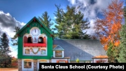 Hundreds of Santas attend classes at the Santa House each year to learn how to be a good Saint Nick.