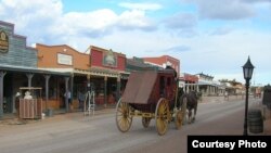 Allen Street in Tombstone shows the town's wild west roots