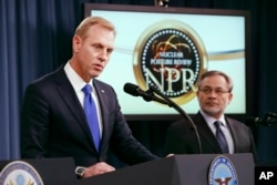 FILE - Deputy Defense Secretary Pat Shanahan is pictured at the Pentagon, Feb. 2, 2018.