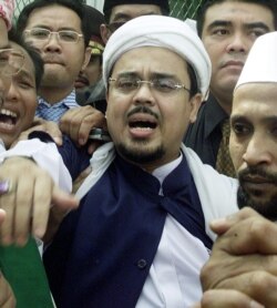 Pemimpin Front Pembela Islam (FPI), Muhammad Rizieq Shihab (foto: dok).