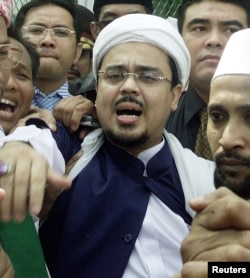 Pemimpin Front Pembela Islam (FPI), Muhammad Rizieq Shihab (foto: dok).