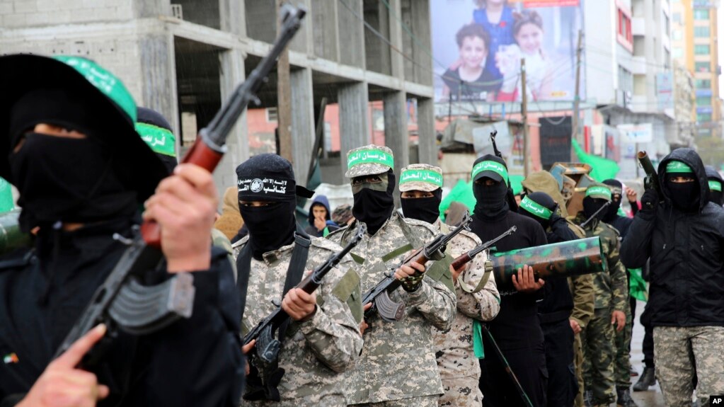 Bamwe mu bagize umurwi wa Hamas
