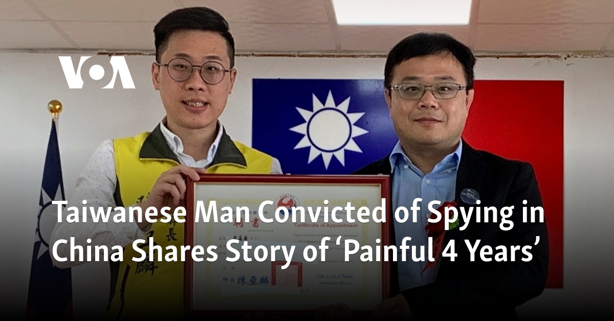 Taiwanese Man Convicted Of Spying In China Shares Story Of 'Painful 4 ...