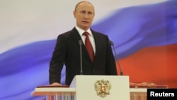La ceremonia de investidura tuvo lugar en el Kremlin.