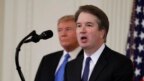 Ông Brett Kavanaugh phát biểu khi được Tổng thống Donald Trump đề cử làm Thẩm phán Tòa án Tối cao tại Tòa Bạch Ốc hôm 9/7/2018.