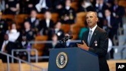سخنرانی تودیعی رئیس جمهور اوباما تاریخی خوانده شده است