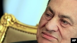 Former Egyptian President Hosni Mubarak (file photo)