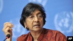 ທ່ານນາງ Navi Pillay ຂ້າຫຼວງໃຫຍ່ດ້ານສິດທິມະນຸດສະຫະປະຊາຊາດ