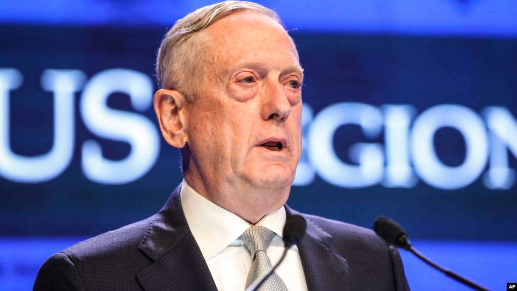 Bộ trưởng Quốc phòng Mỹ đọc diễn văn tại Đối thoại Shangri-La, 2/6/2018