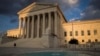 FILE - The Supreme Court building in Washington at sunset, Oct. 10, 2017. 