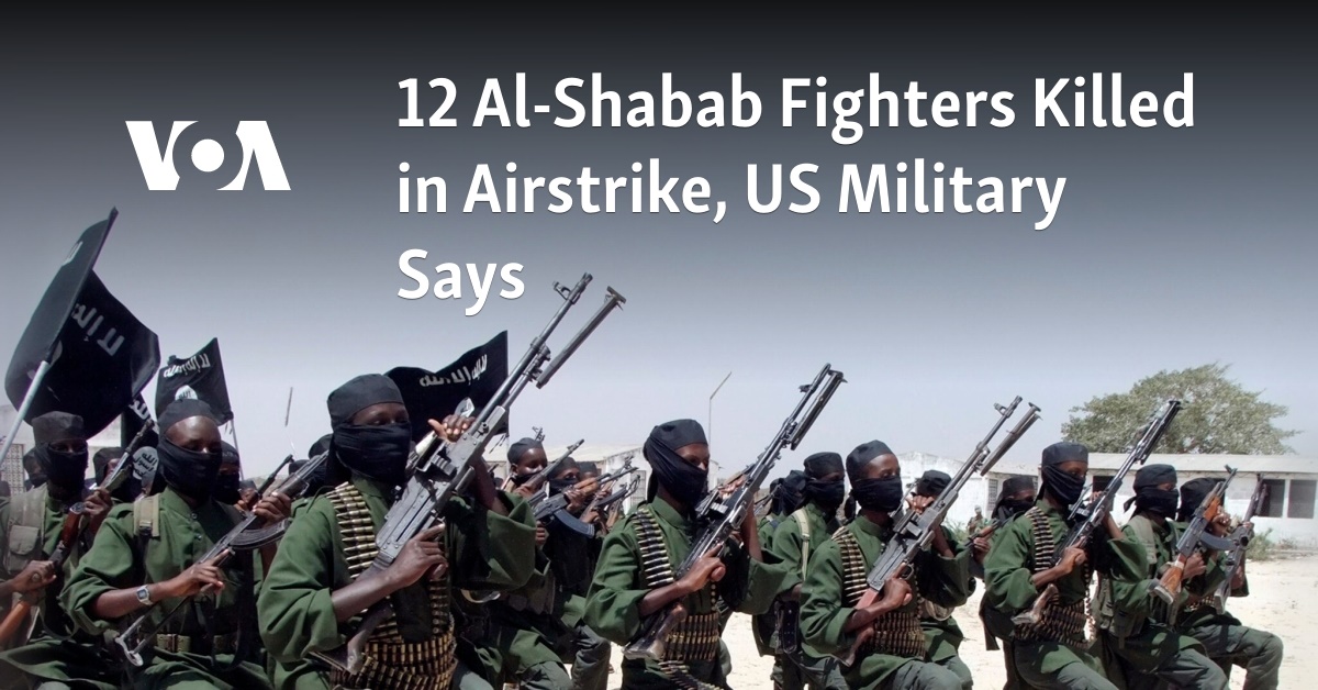 12 Al-Shabab Fighters Killed In Airstrike, US Military Says