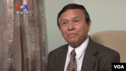 Kem Sokha, vice president of the Cambodia National Rescue Party, talked to VOA Khmer earlier this year. (VOA Khmer)