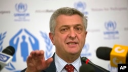 FILE - Filippo Grandi, the United Nations High Commissioner for Refugees, UNHCR.