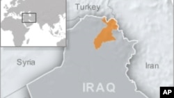 Northern Iraq's semi-autonomous Kurdish region borders Turkey.