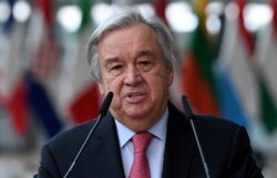 BM Genel Sekreteri Antonio Guterres