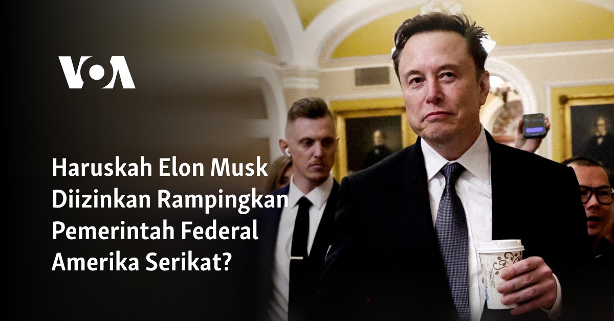 Haruskah Elon Musk Diizinkan Rampingkan Pemerintah Federal Amerika Serikat?