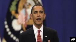 President Barack Obama speaks about his Afghanistan policy at the U.S. Military Academy at West Point, N.Y., 1 Dec 2009