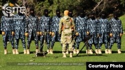 FILE - A training camp in Nangarhar in eastern Afghanistan is seen in this photo published by Islamic State-Khorasan, Aug. 6, 2018. (Photo courtesy of SITE Intelligence Group)