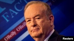 Bill O'Reilly de Fox News sur le plateau de son émission "The O'Reilly Factor" à New York, le 17 mars 2015.