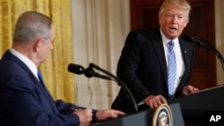 Дональд Трамп и Биньямин Нетаньяху