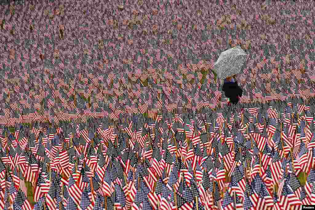 Amerikanci proslavljaju Dan sećanja na ratne veterane 27. maja. Boston 24.maja, 2013.