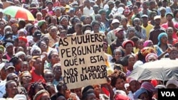 Manifestação em Cafunfo, Lunda Norte, Angola (Foto de Arquivo)