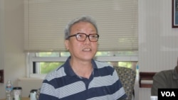 资料照片：哥伦比亚大学客座教授张博树。