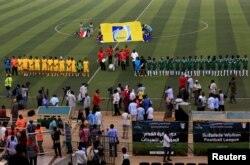 Sepak bola liga wanita pertama Sudan (Foto: Reuters)