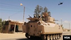 Militer Mesir tengah berupaya menumpas militan di Semenanjung Sinai (Foto: dok). Kelompok bersenjata dilaporkan menyerang 