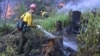 На западе США вновь бушуют лесные пожары