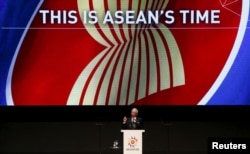 Malaysia's Prime Minister Najib Razak speaks during the opening ceremony of the 26th ASEAN Summit in Kuala Lumpur, Malaysia, April 27, 2015.