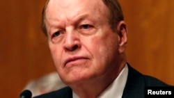 FILE - Senator Richard Shelby, R-Ala., says he thinks President Barack Obama is "trying to get around the law" with his recent executive orders on weapons issues.