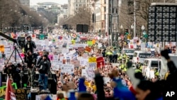 La manifestation "March for Our Lives" à Washington le 24 mars 2018. 