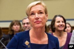 FILE - Planned Parenthood Federation of America President Cecile Richards, shown testifying before Congress in September, says American women "cannot afford to have basic reproductive health care attacked."