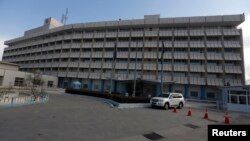 FILE - The Intercontinental Hotel in Kabul, Afghanistan, Jan. 25, 2016.