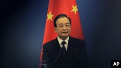 中國總理溫家寶(2012年5月13日資料照片)