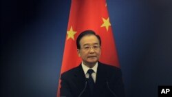 China's Premier Wen Jiabao May 13, 2012 file photo.