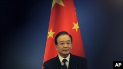 China's Premier Wen Jiabao May 13, 2012 file photo.