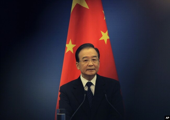 资料照：中国前总理温家宝