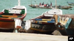 A fishing port in Mauritania … Slow Food says the world’s attempts to harvest as much food as possible as fast as possible is also placing the livelihoods of African fishermen in jeopardy