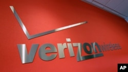 Logo Verizon di salah satu tokonya di Mountain View, California. (Foto: Dok)