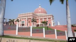 FILE - A view of the National Assembly, in Luanda, Angola.