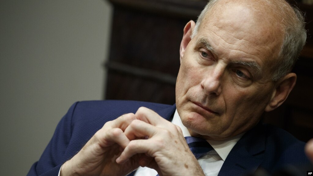 အိမ္ျဖဴေတာ္ အရာရွိခ်ဳပ္ John Kelly