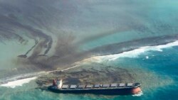 Mauritius Crews Battle to Contain Vast Oil Spill