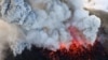 일본 신모에다케 화산 7년 만에 폭발